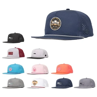 5 Panel Low Profile Vedenpitävä Polyesteri Performance Snapback Cap