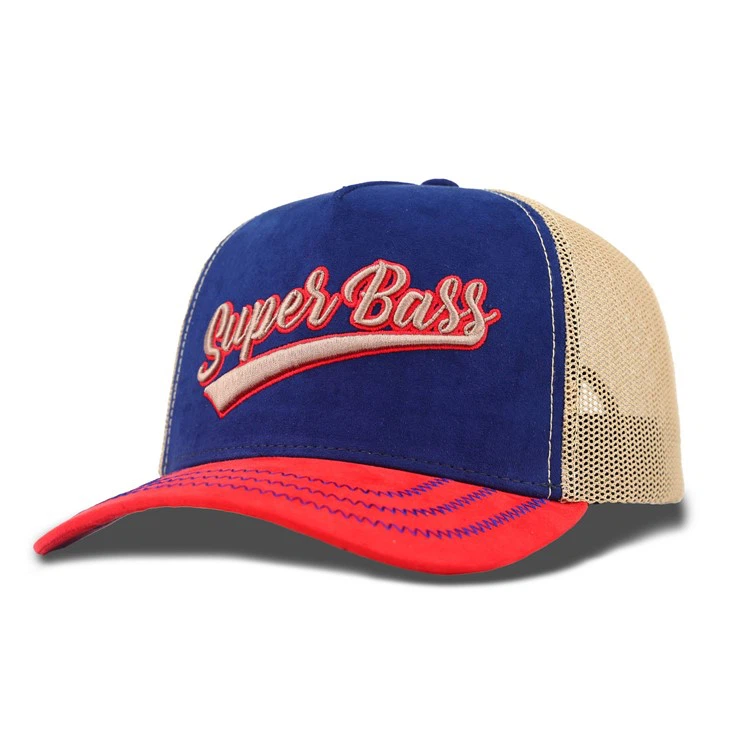 3D Embroidery Suede Trucker Cap