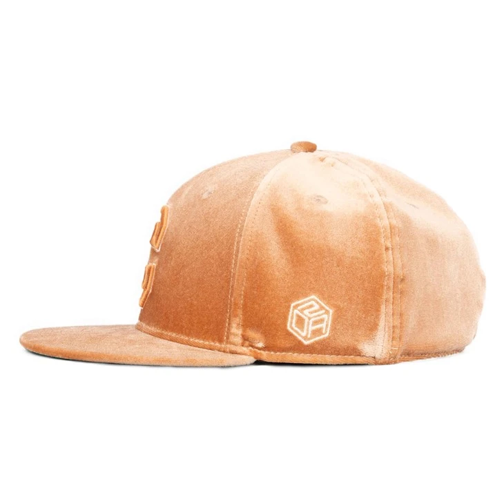 TCAP 6 Panel Custom Velvet 3D Embroidery Fitted Cap Hat