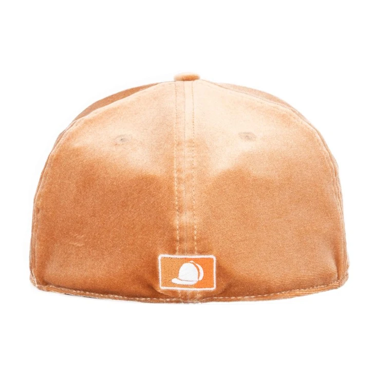 TCAP 6 Panel Custom Velvet 3D Embroidery Fitted Cap Hat